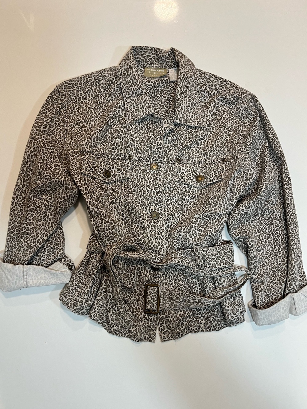 Vintage Liz Claiborne Denim Shirt Jacket / Shacket